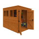 8 x 6w Flex Modular Double Door Pent Shed