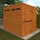 8 x 6w Flex Security Pent Shed